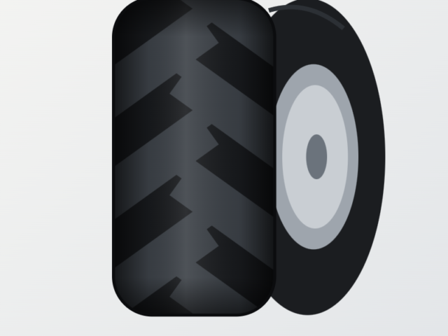 Tread illustration: Agricultural tire (not a product photo)